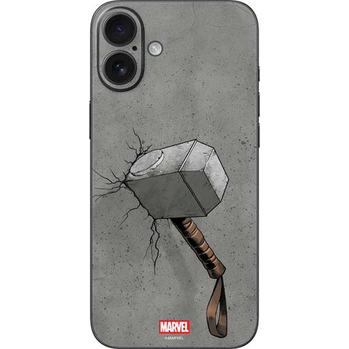 Marvel Thor Thor’s Hammer Mjolnir iPhone 16 Plus Skin